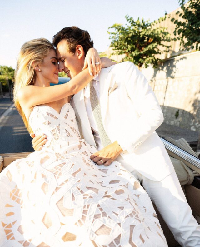 Jordan & Alex, the newlyweds of Capri! ⁠
⁠
Design: @lakecomoweddings⁠
Planning: @jzevents⁠
Florals: @flowersincapri⁠
Photography: @alli.studio 
Location: @capripalace⁠
Stationary: @letterink⁠
Rentals: @preludiodivisionenoleggio⁠
⁠
#TheLakeComoWeddingPlanner #Capri #Wedding #WeddingDesign #WeddingInspiration