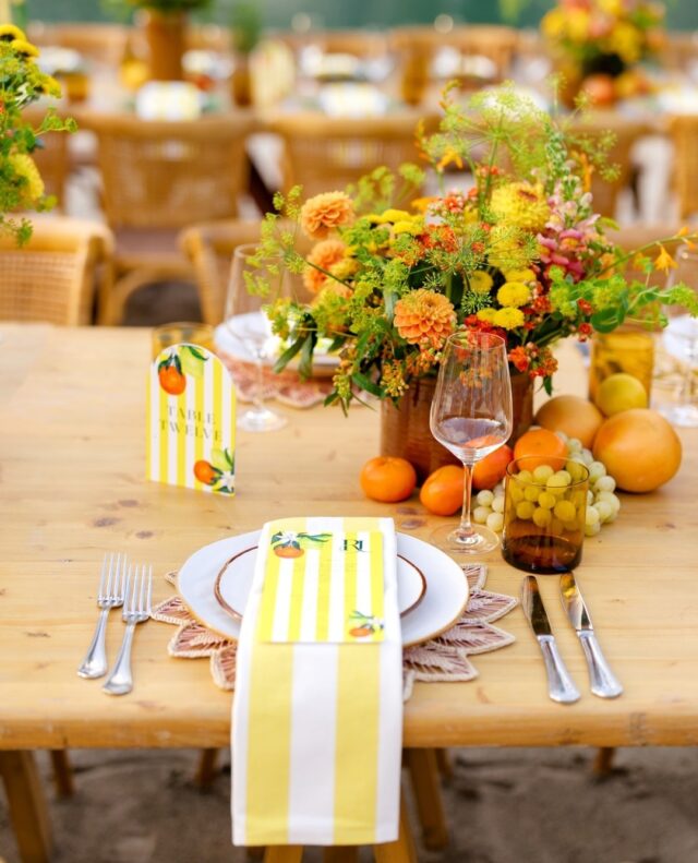 Roni & Jason's vibrant and vibey rehearsal dinner 🍊🍋⁠
⁠
Planning & Design: @lakecomoweddings⁠⁠
Photography: @bottega53⁠
Videography: @matcastefilms⁠
Location: @lidodilenno⁠
Entertainment: @elanartists⁠
Lighting: @blunotteventi 
Stationary: @letterink⁠
Hair & Makeup: @kellydawnbridal⁠
⁠
#TheLakeComoWeddingPlanner #LakeComo #Wedding #LagodiComo #WeddingDesign #WeddingInspiration