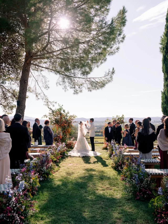 Moments from Francesca & Simone’s Tuscany Wedding. 

At Conti di San Bonifacio, every detail of Francesca and Simone’s day was thoughtfully orchestrated. The ceremony unfolded in the garden, designed to feel grounded and real, where wildflowers and natural elements brought a touch of untamed romance. Colours, textures and floral arrangements were thoughtfully layered to create a space that felt both intimate and vibrant, capturing the joy and spontaneity of the couple. From the first glance down the aisle to the final moments under the Tuscan sky, each element was curated to celebrate love in its most natural, beautiful form. 

Bride & Groom: @francescasanna & @smfotografie 
Planning & Design: @lakecomoweddings @rachelbirthistle 
Venue: @contidisanbonifacio 
Photography: @joelserrato 
Florals: @tulipinadesign 
Videography: @lumos_produzioni 
Rentals: @thecomocollection 
Hair & Makeup: @kellydawnmakeup 
Stationary: @letterink